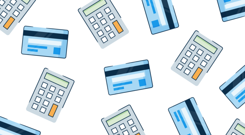 小型企业DIY财务分析的计算器和信用卡模式