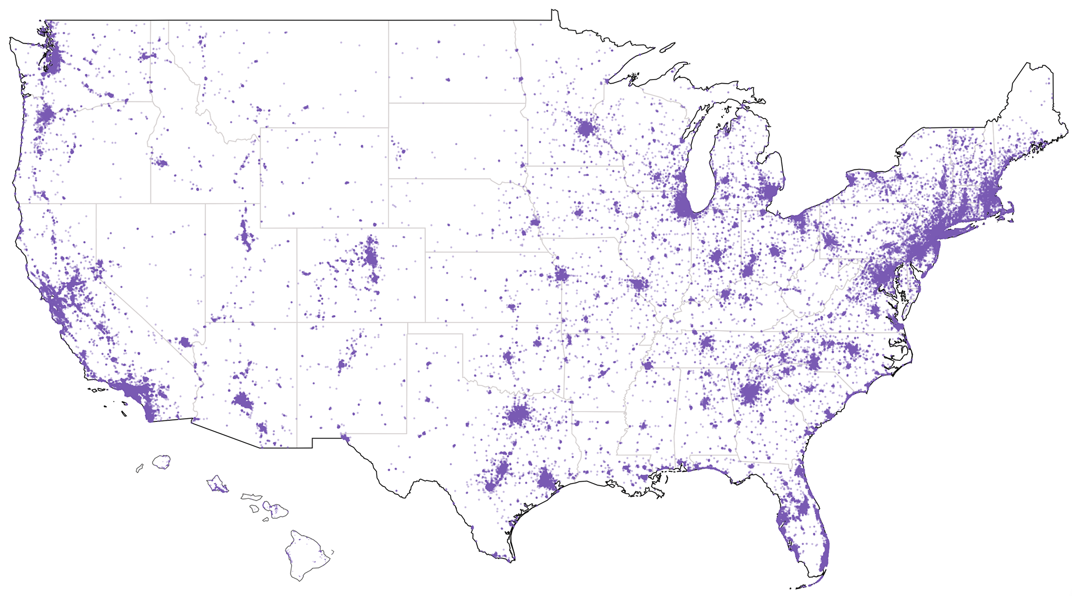 GNR美国地图